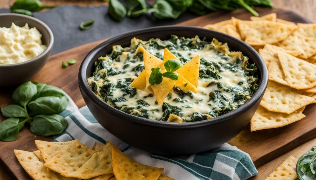 cheesy spinach and artichoke dip recipe