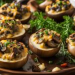 Cheesy Stuffed Mushrooms Recipe | Easy & Gooey