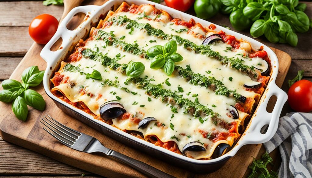 cheesy vegetable lasagna recipe