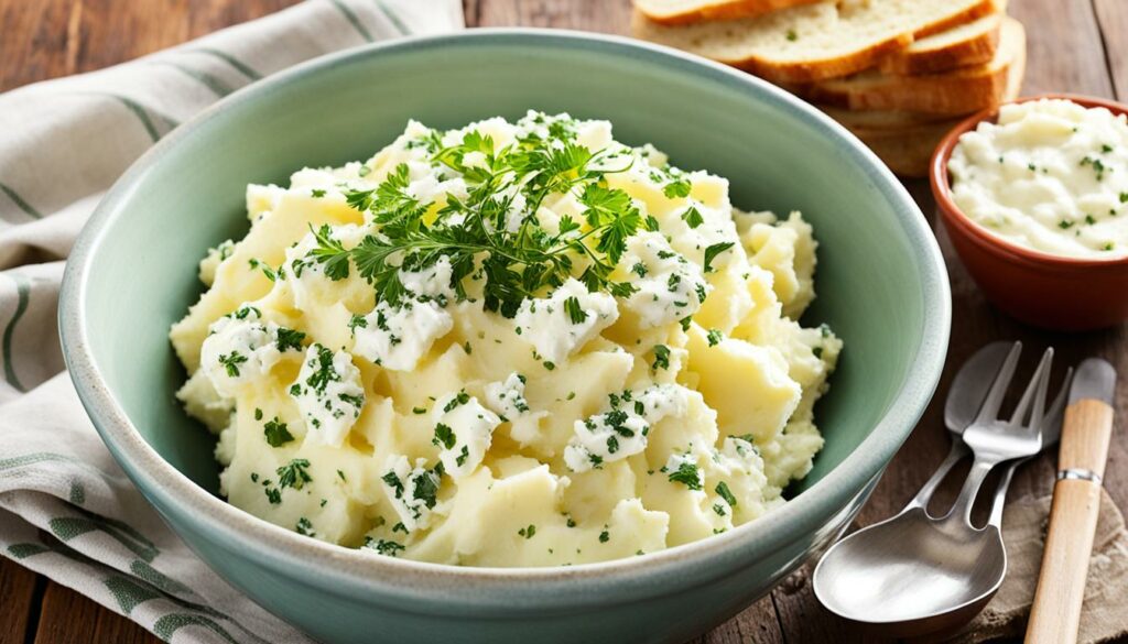 creamy ricotta mashed potatoes