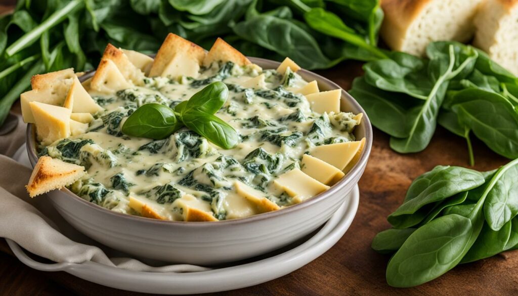 easy spinach and artichoke dip