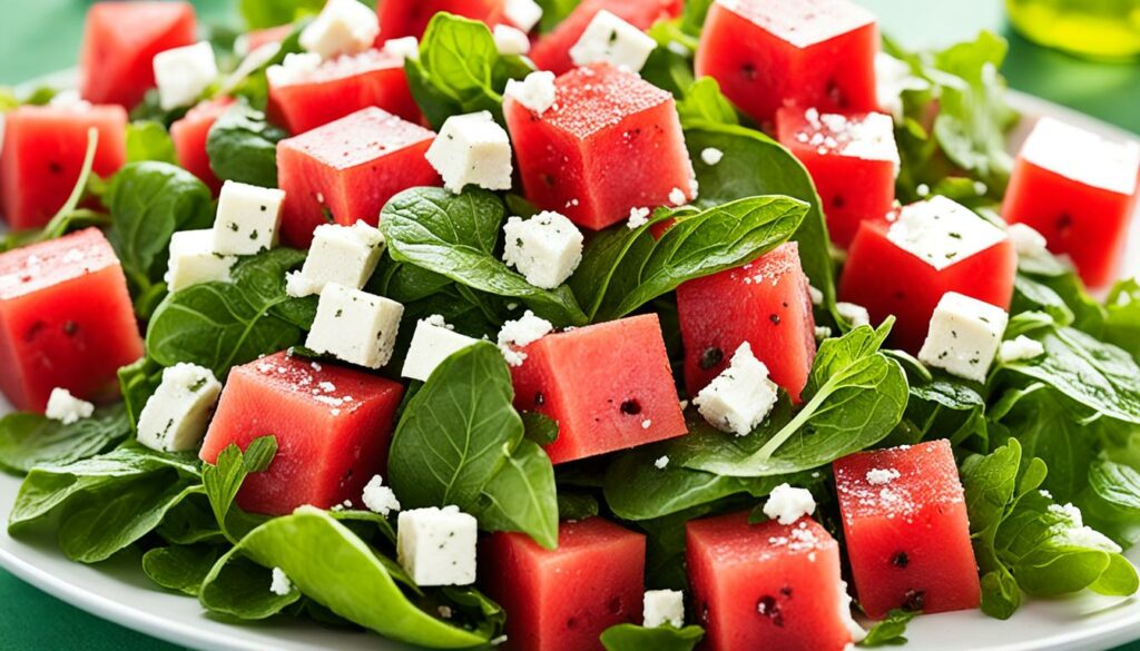 easy watermelon salad