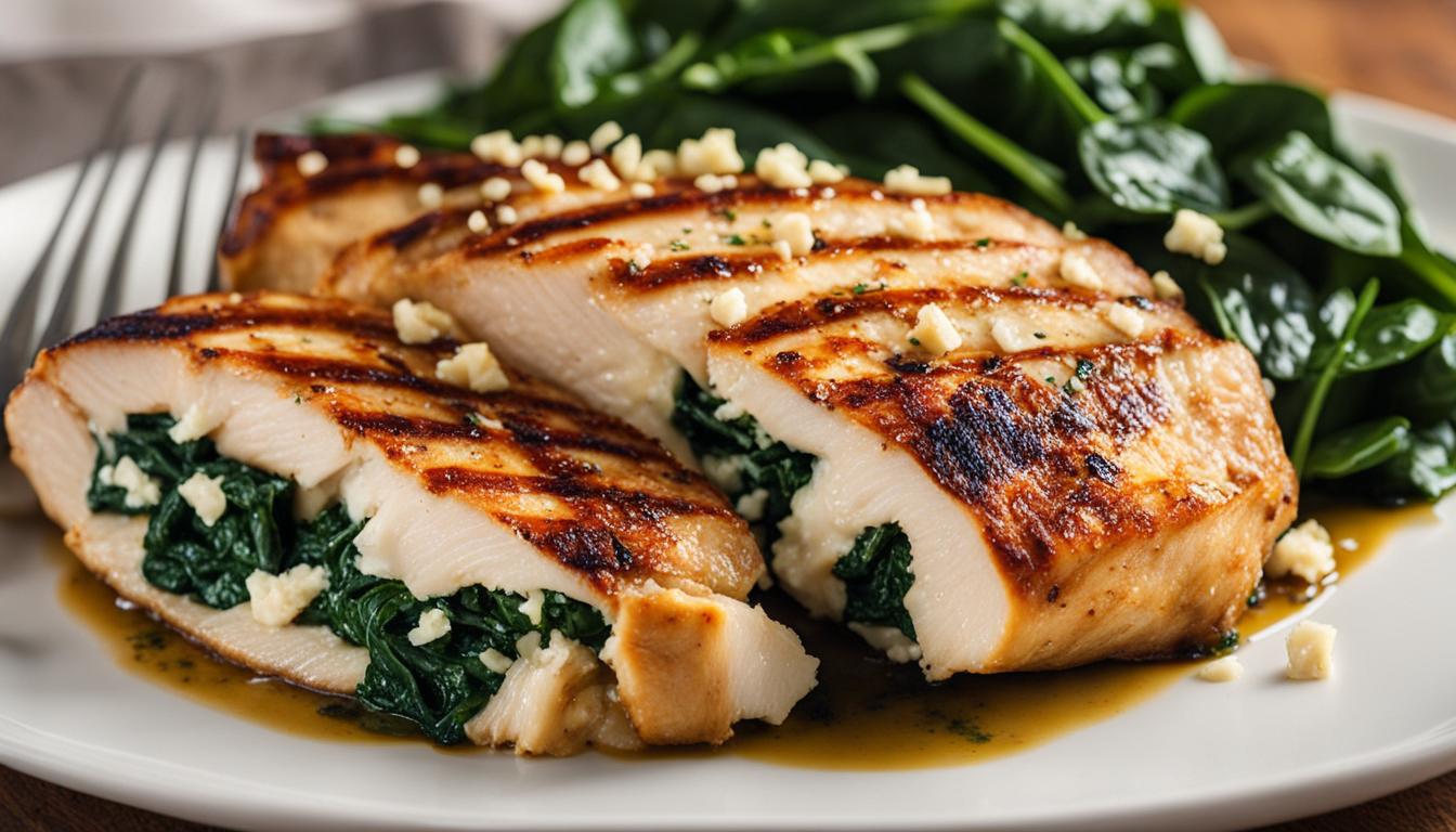 Feta & Spinach Stuffed Chicken Breast Recipe