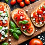 Feta and Tomato Bruschetta Recipe | Fresh & Zesty