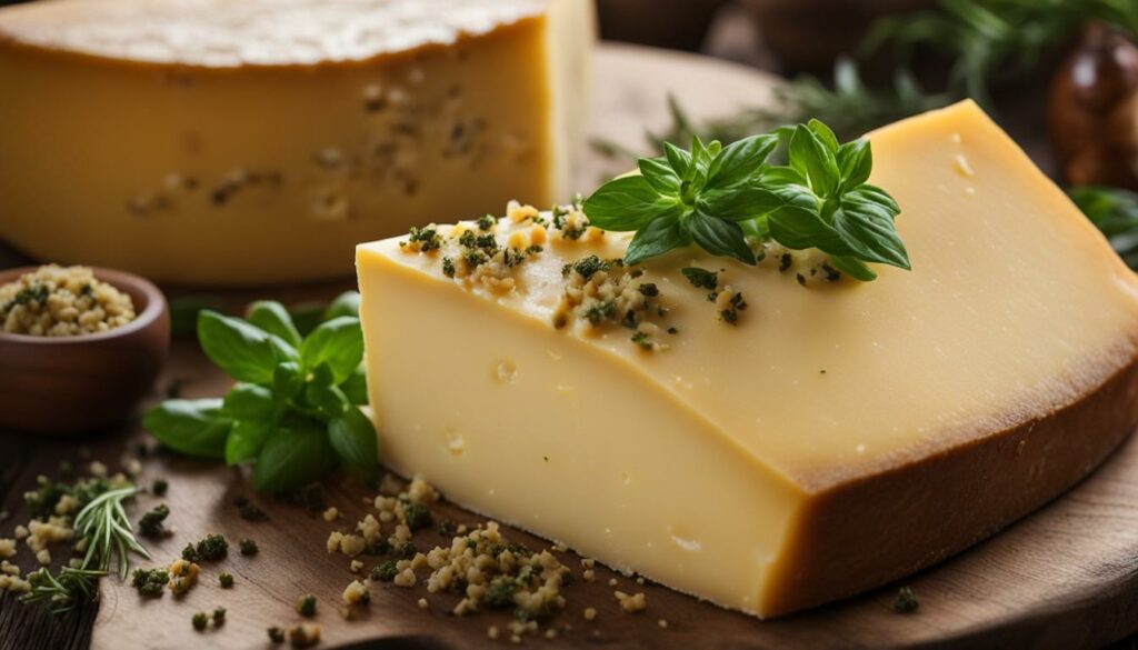 flavored caciotta cheese image