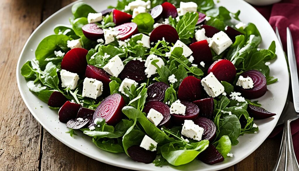 goat cheese and beet salad with citrus vinaigrette recipe