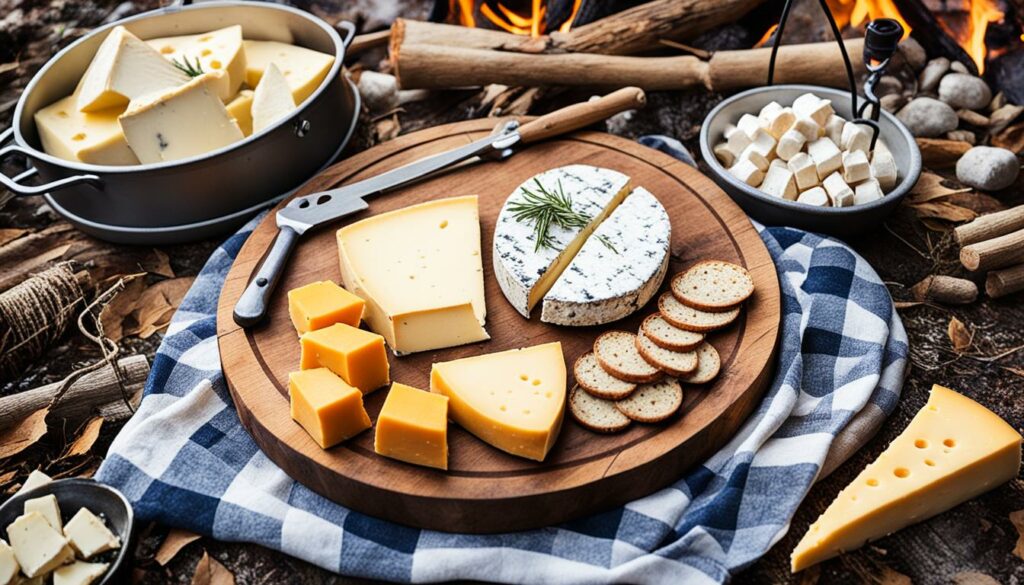 gourmet cheese for camping