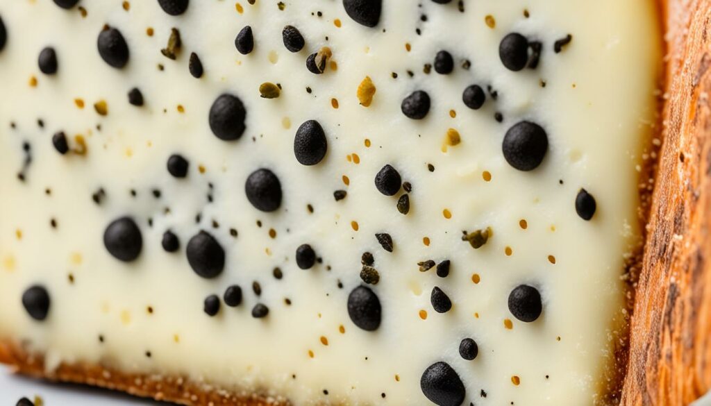 gourmet cheese with pepper
