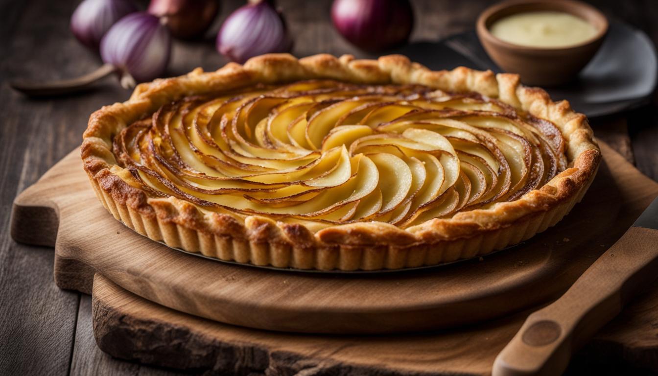 Savory Smoked Gruyere & Onion Tart Recipe