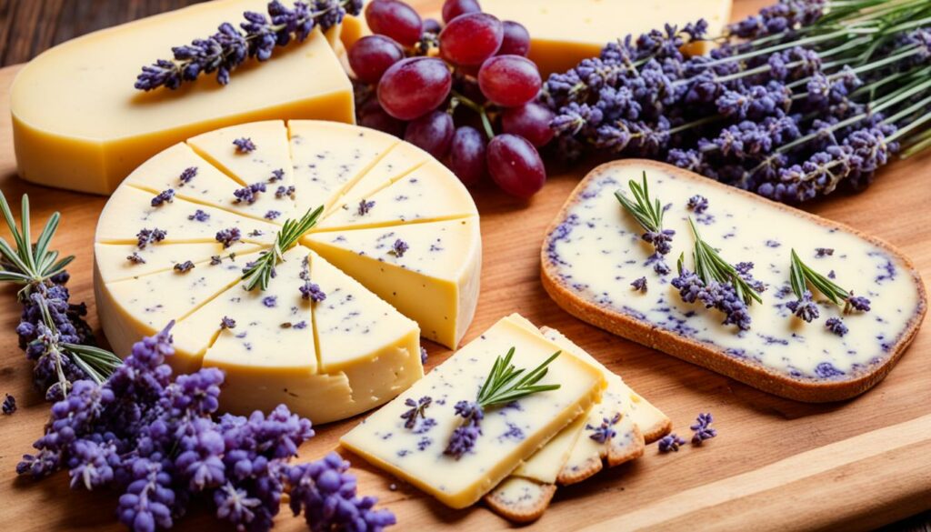 lavender cheese