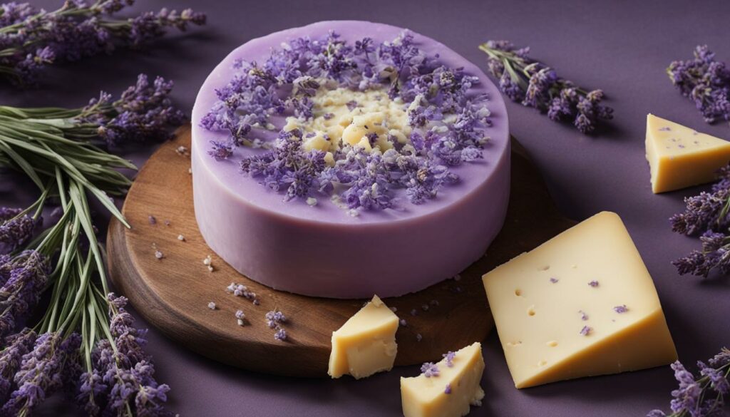 lavender-infused cheese