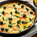 mixed cheese and roasted vegetable frittata recipe