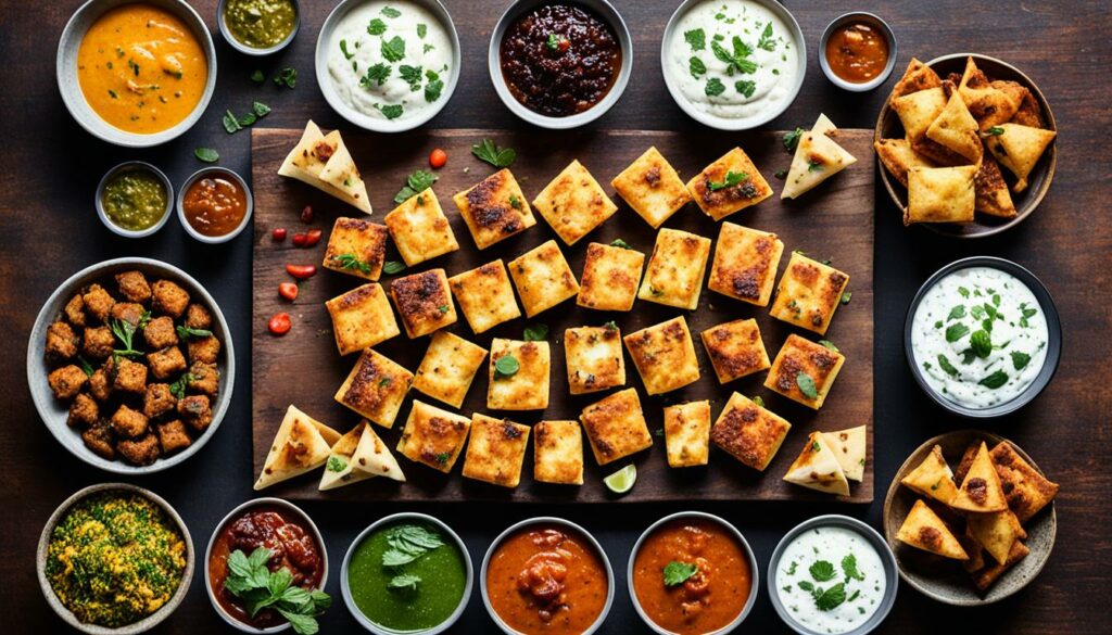 paneer snacks and sides