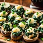 parmesan and spinach stuffed mushrooms recipe