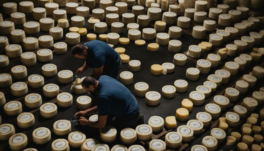 production of Bettine Grand Cru cheese