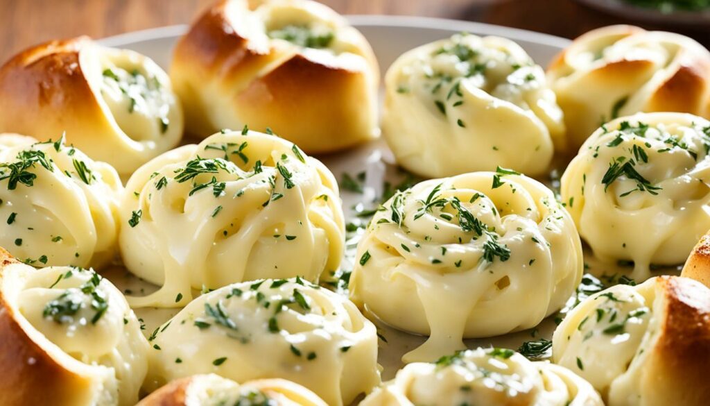 provolone and garlic butter knots recipe