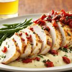 Provolone-Stuffed Chicken with Sun-Dried Tomatoes Recipe