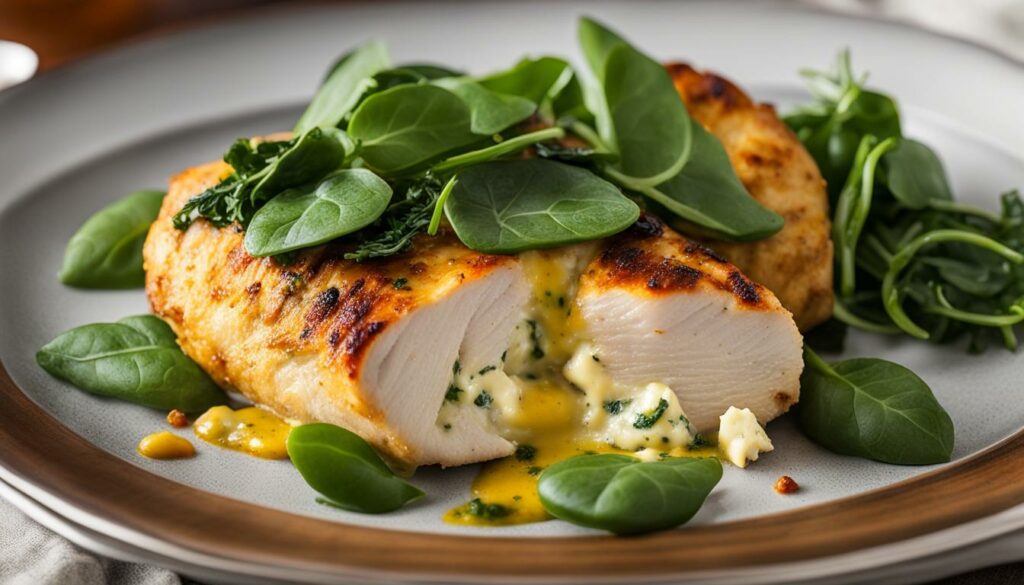 ricotta and spinach stuffed chicken breasts
