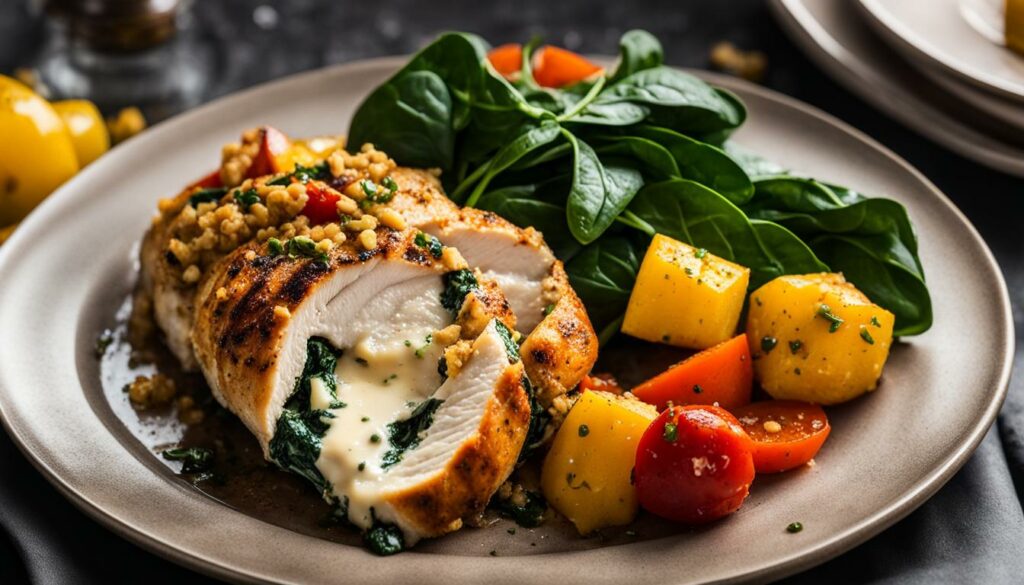 ricotta and spinach stuffed chicken breasts recipe