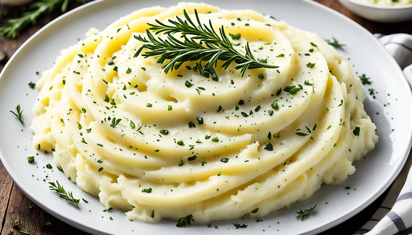 Smoky Gruyere & Garlic Mashed Potatoes Recipe