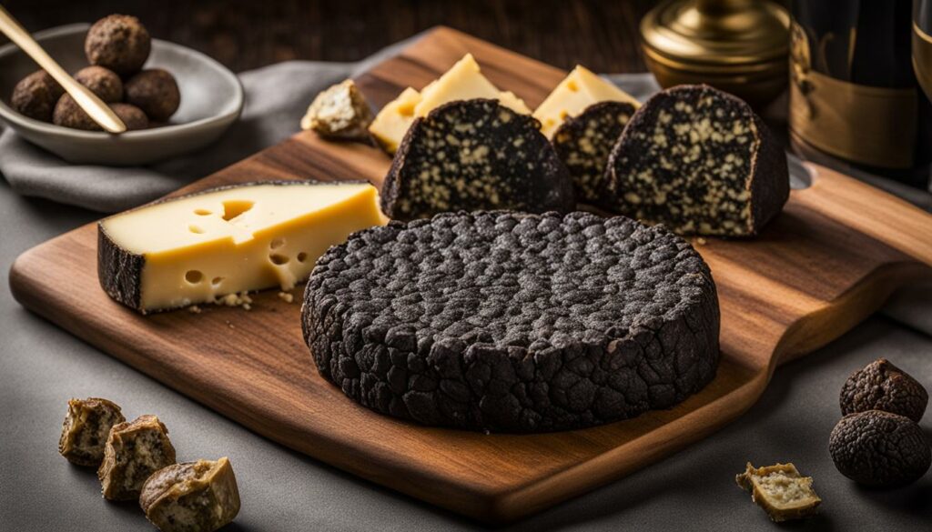 truffle-infused cheddar cheese