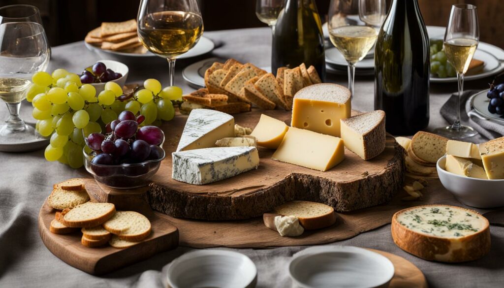 wine and cheese pairings