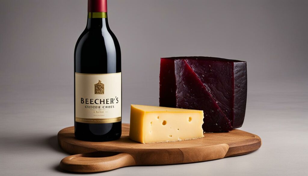 wine pairing with Beecher's Flagship cheese