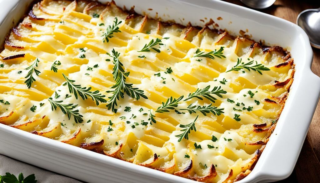 Gratin Dauphinois with Emmental
