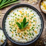 Lemongrass and Coconut Gouda Rice Pudding