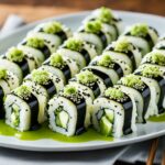 Wasabi Infused Camembert Sushi Rolls