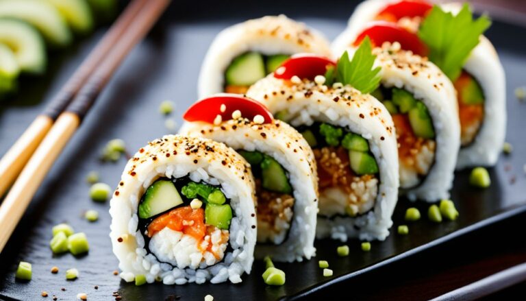 Wasabi Infused Camembert Sushi Rolls Recipe