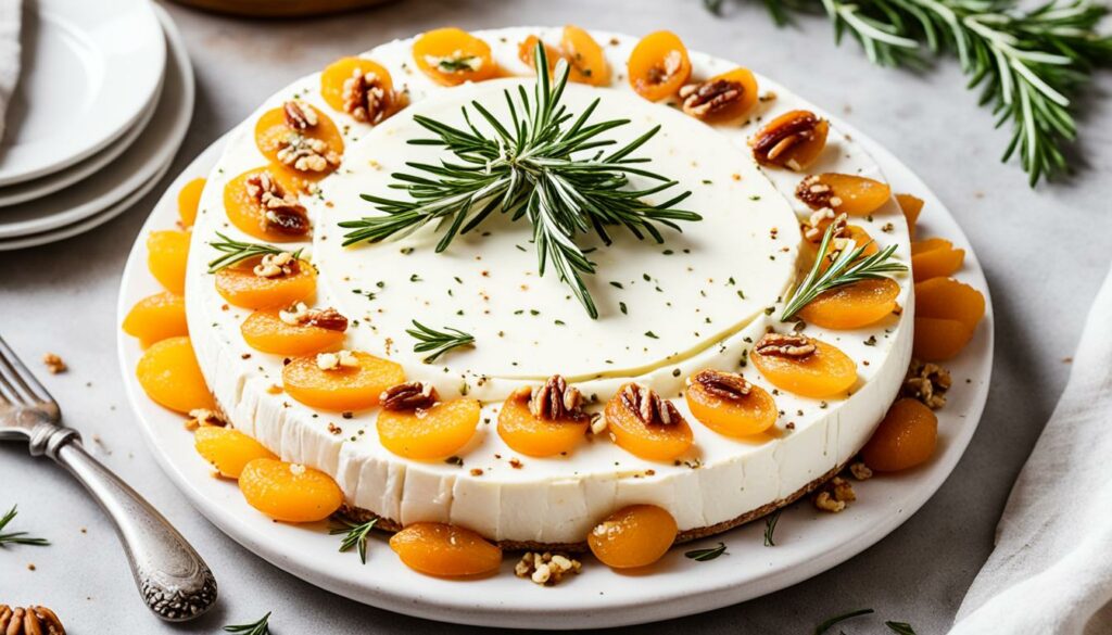 apricot and rosemary baked brie