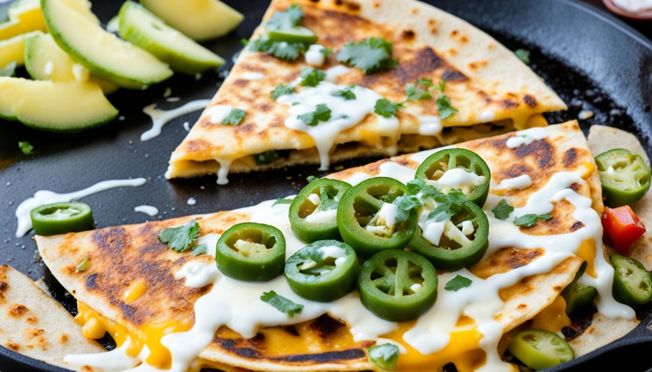 SpicySweet Jalapeño Pineapple Havarti Quesadillas