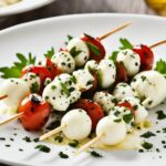Garlic & Herb Mozzarella Skewers Recipe