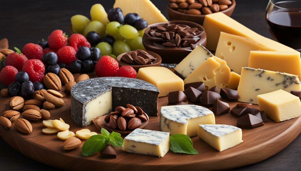 gourmet cheese and chocolate combinations