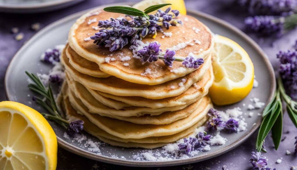 lavender pancakes