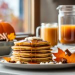 pumpkin and cinnamon ricotta pancakes
