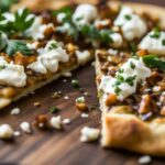 Roasted Garlic and Goat Cheese Flatbread Recipe