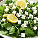 Watercress & Goat Cheese Salad with Lemon Dressing